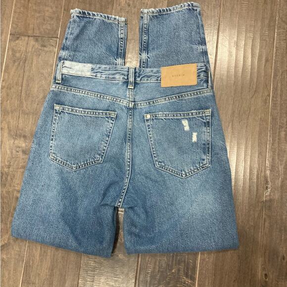 &Denim Boyfriend Low Waist Jeans Size 0 - Picture 7 of 7
